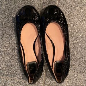Christian Dior parent leather flats